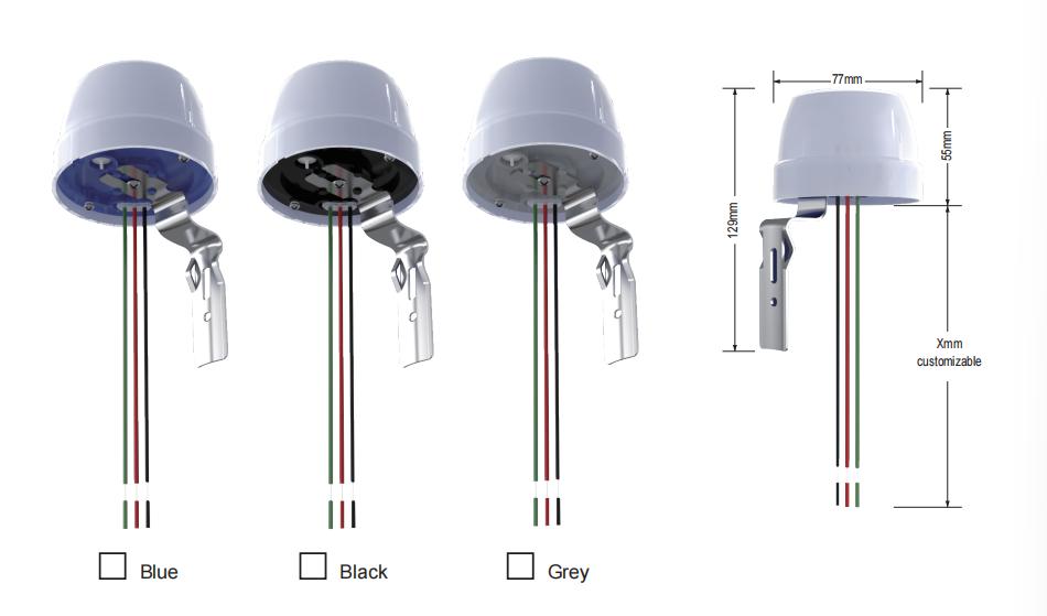 PDLUX ağıllı işıqla idarə olunan timer açarı PD-P08KT