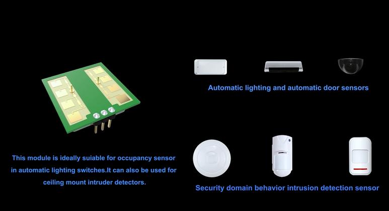 Ağıllı aşkarlama üçün yüksək dəqiqlikli mikrodalğalı sensor --- PD-V21